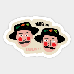 Pierogi Boys Brooklyn Sticker